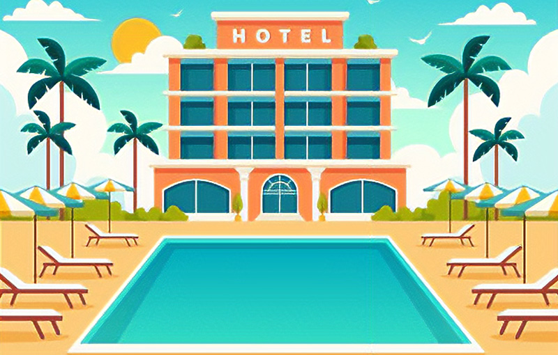 10のホテルからお選びいただけます