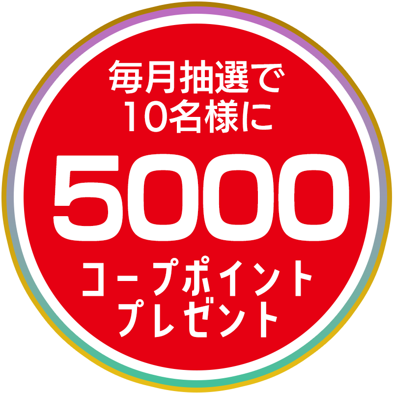 抽選でポイント