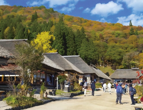【小樽港発✦苫小牧西港着】新日本海フェリーで行く✨️秋色づき始める会津若松・大内宿・塔のへつり【３日間】